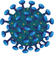 HIV cell illustration