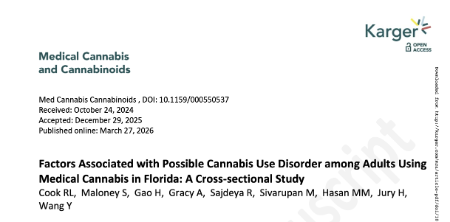 First page of publication by first author Dr. Robert Cook titled, 