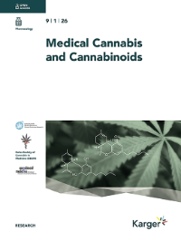 Cover of the journal Medical Cannabis and Cannabinoids 2026, Vol 9, No 1