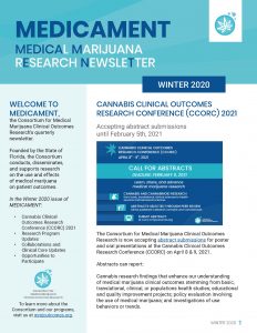 Screenshot of MEDICAMENT Winter 2020 Issue